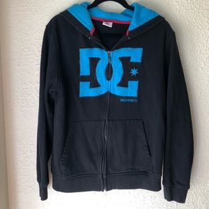 2 DC Shoe Co Zip up Hoodies Youth LG